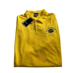 Nike Dri-FIT Polo XXL Yellow Lemons Across America NWT